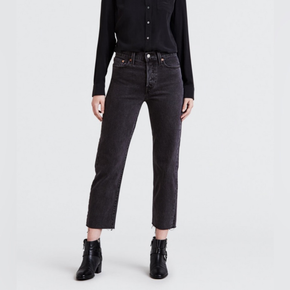 Levi's Wedgie Fit Cropped Straight Jeans